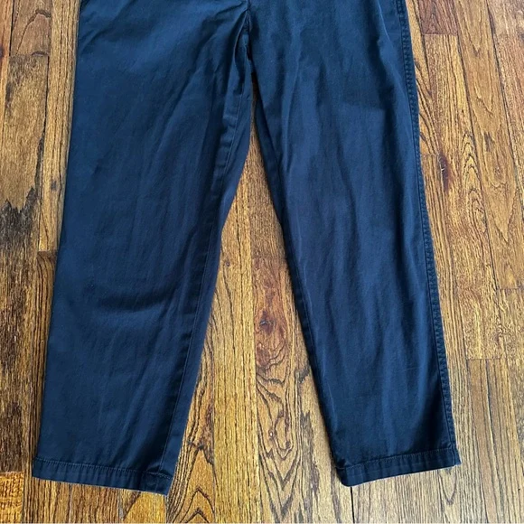 🦋 Talbots Black Relaxed Chinos Classic Style 12P - Picture 5 of 13